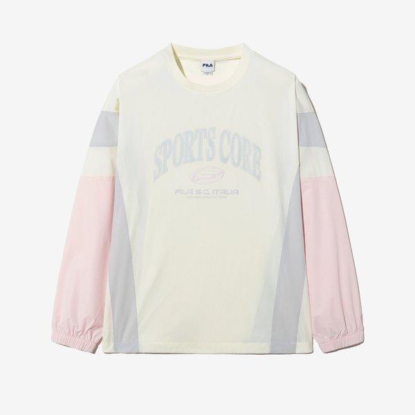 Fila Men S Stretch Woven Colorblock SweatShirt LIGHTPINK/85