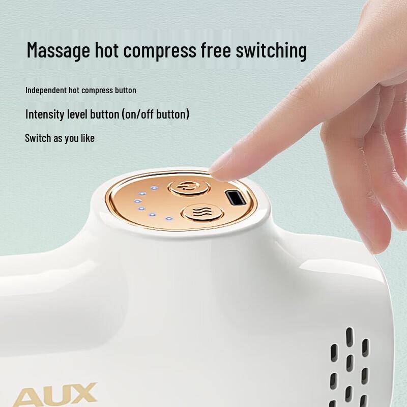 AUX Portable Deep Tissue Massager with Heat CN plug (adapter included)