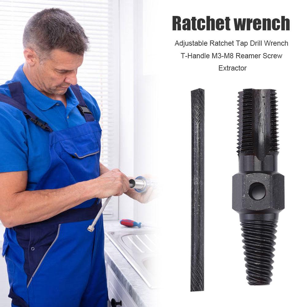 2 In 1 Broken Damaged Wire Faucet Water Pipe Triangle Valve Screw Extractor Kit for Electrician Accessories