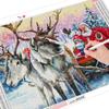 Full Square Diamond Painting Deer Craft Kit Sale Diamond Embroidery Santa Claus Mosaic Snow Needlework Christmas Gift