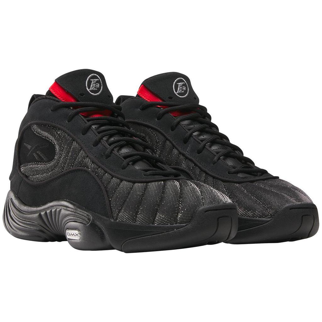 Reebok Unisex Answer III Retro Basketball Shoes Black Chrome Energy Red 100209104