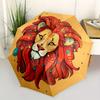 1pc Lion King Automatic Open/Close Umbrella, Portable Folding Umbrella for Travel, Themed Events, It is suitable as a gift for various festivals, Outd