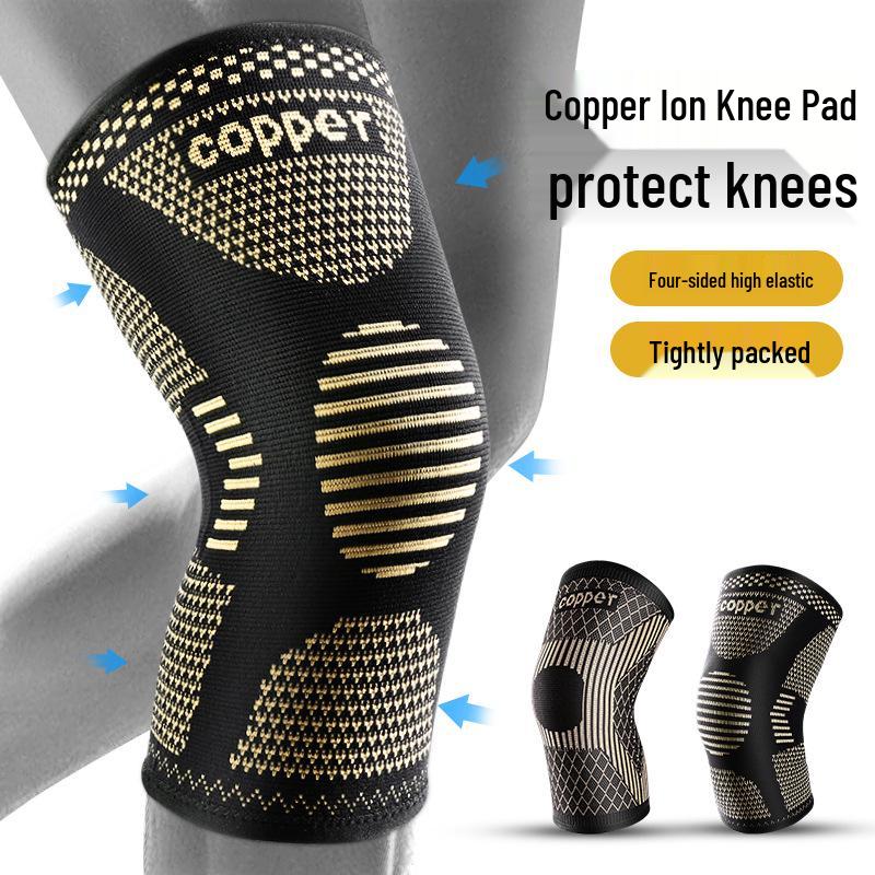 Copper Fiber Elastic Knee Pads for Sports & Fitness