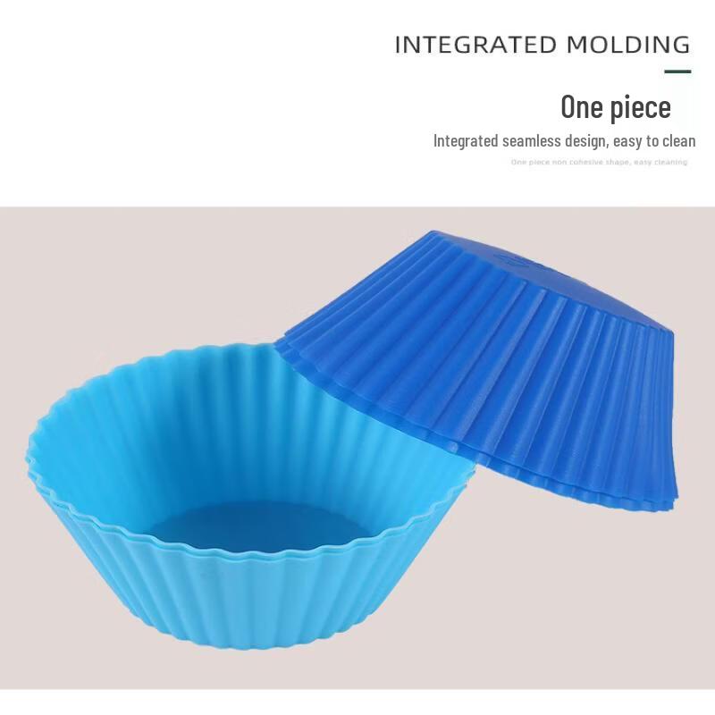MDNG Silicone Round Muffin Cake Mold Set
