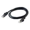Cordon de raccordement - rj-45 (m) - 1.5 m - cat 6 - moulé, toronné, sans crochet - noir