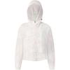 Golf Series Logo Jacquard Loose Durable Drop Shoulder Long Sleeve Jacket Women Jackets Jade-White A11W525718F-WT