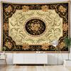 European Retro Mandala Wall Tapestry Bohemian Paisley Print Wall Hanging for Bedroom Living Room Dorm Decor