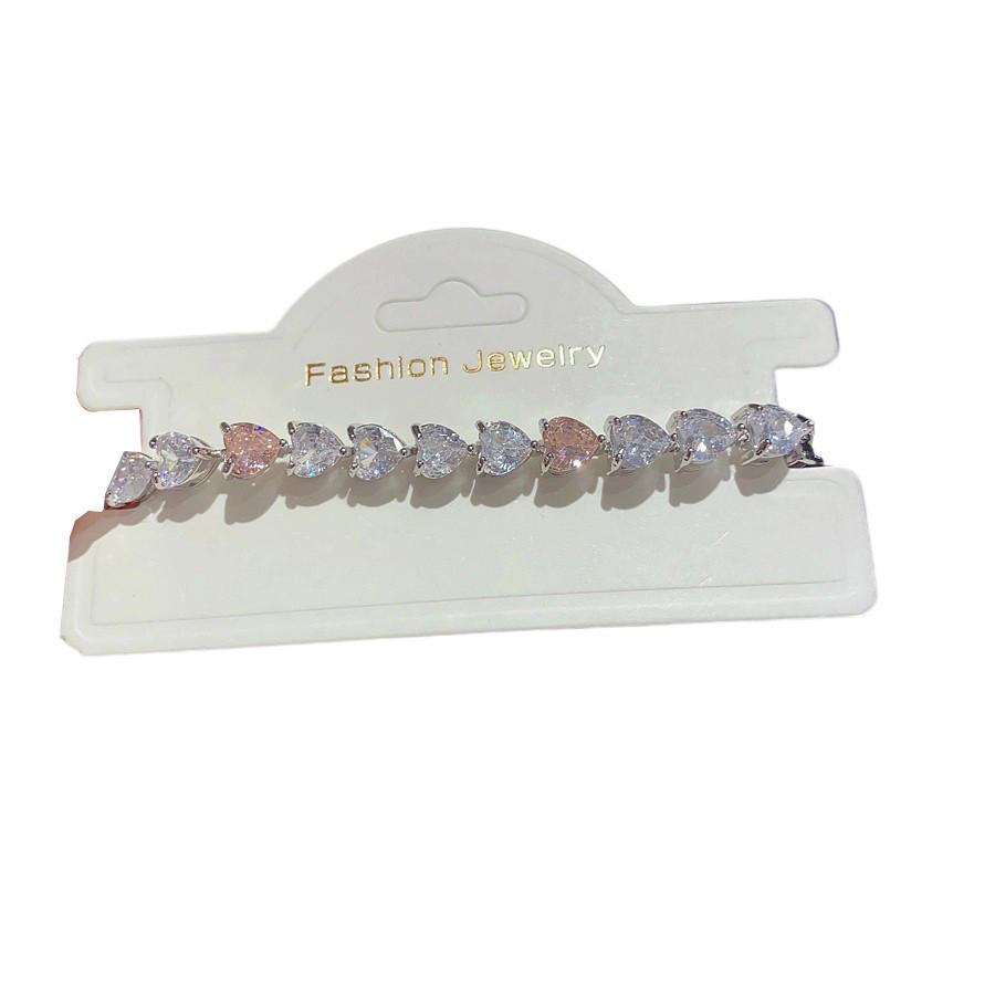 Браслет-украшение в форме сердца с кубическим цирконием для женщин Подарок