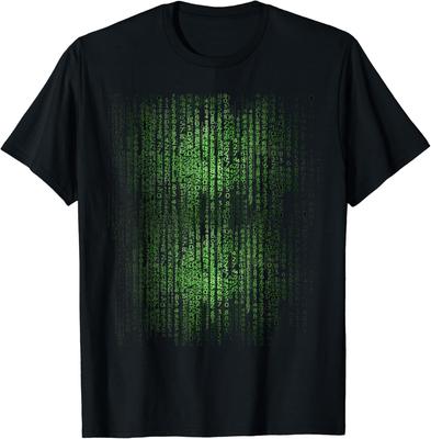 Bitcoin Cryptocurrency BTC Blockchain Matrix Tech Geek Gift T-Shirt