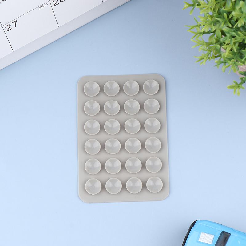 5 Piezas Almohadilla de Succión de Silicona de Doble Cara Para Soporte de Teléfono Móvil Ventosa Adhesivo de Respaldo Sucker Pad de Goma de Silicona Para Fijar
