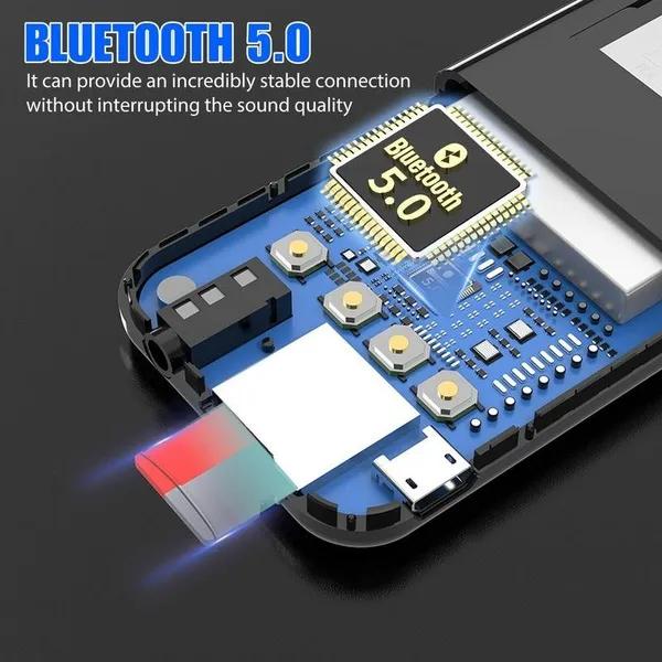 Newest USB Bluetooth 5.0 Transmitter Receiver 4 In 1 Wireless Audio 3.5mm Aux Car Adapter