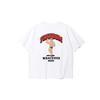 FREEDOM Muscle Man Pattern Short-Sleeved T-Shirt for Fitness Men and Women Casual Sportswear for Leisure GYM