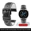 Calfskin strap Bracelet Carbonfiber Grain Watchband 18mm 20mm Red Orange Stitching Watch Band 21mm 22mm 23mm 24mm Watch Strap