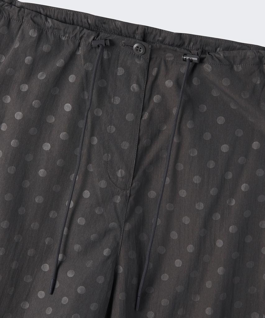 MUSINSA STANDARD WOMAN Polka Dot Parachute Pants [Gunmetal]