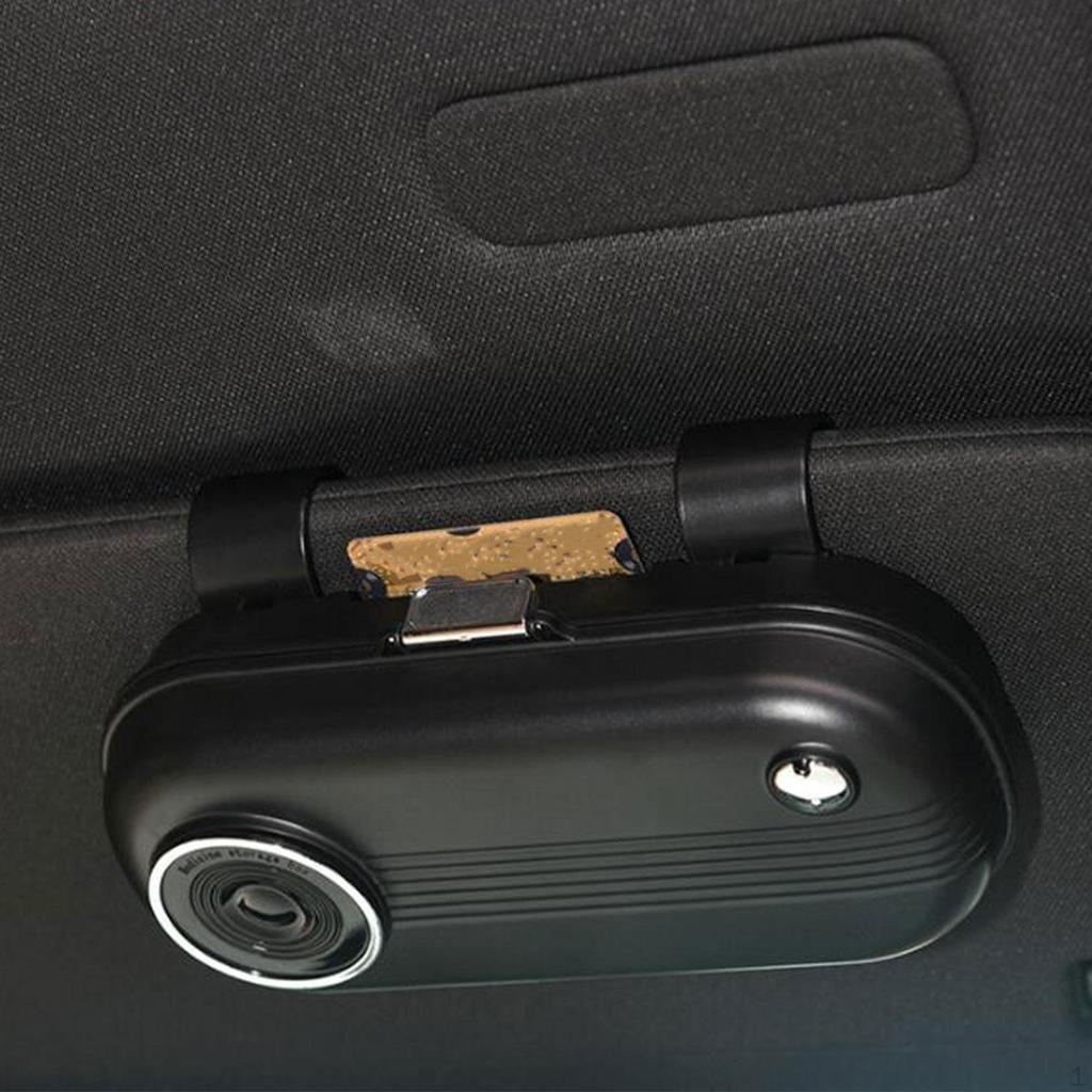 Car Sun Visor Sunglasses Holder Accessory Easy Installation Travel Document Universal Ticket