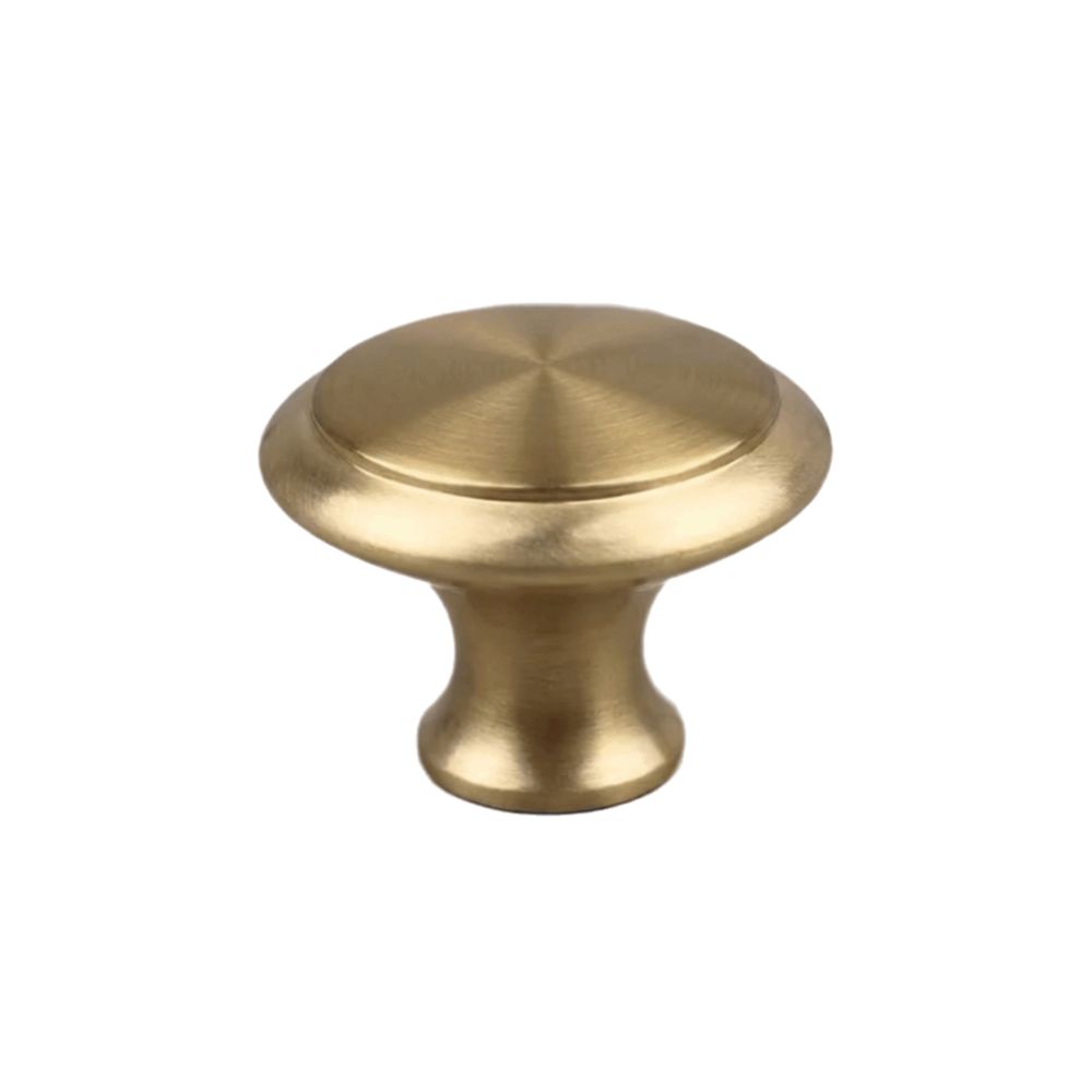 Golden Color Single Hole Handle Round Shape Furniture Handle Pull Handle Furniture Hardware