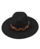 Yunibeosyeolkemiseuteuli Metal Ethnic Line Wool Fedora