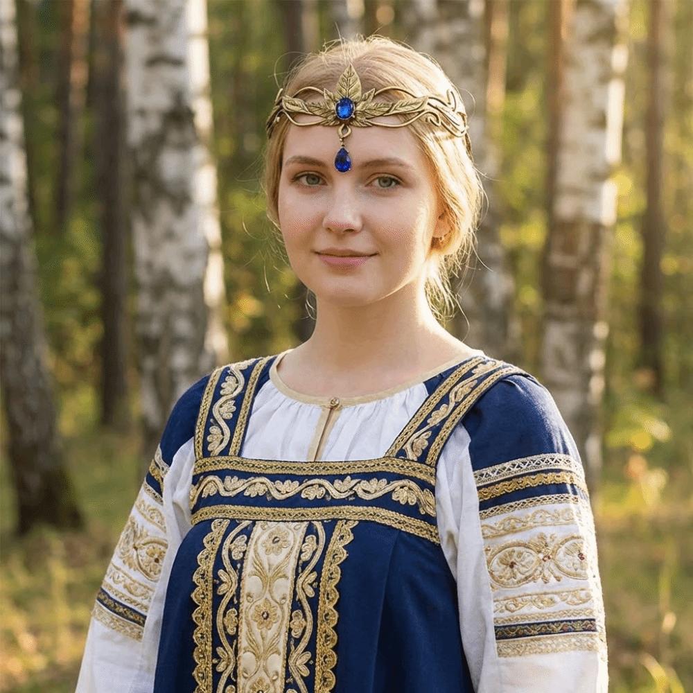 Elegant King Round Elves Crown Vintage Princess Diadems Bridal Hair Accessories  Formal Events