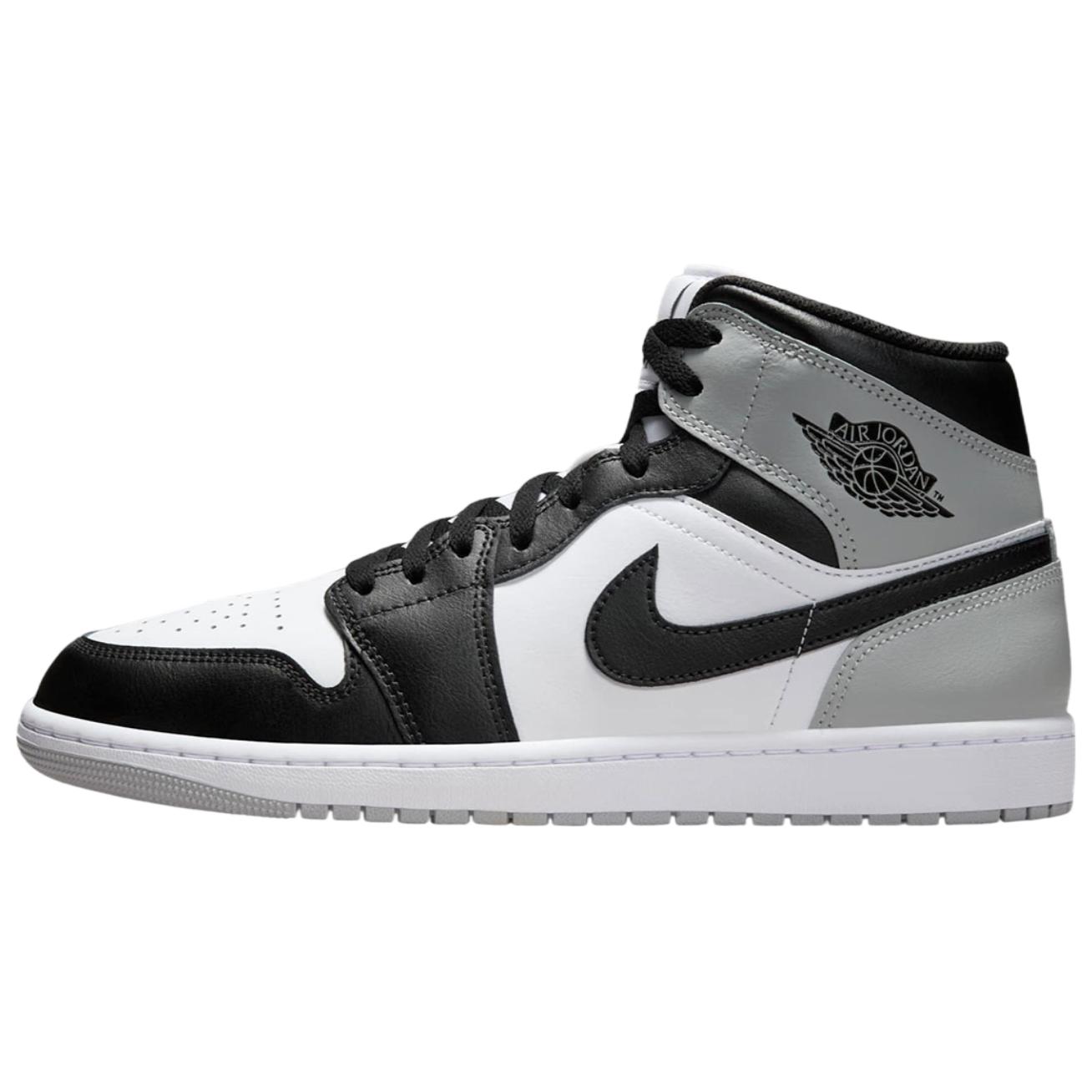 

Мужские кроссовки Air Jordan 1 Mid Barons Белый Черный Светло-Дымчато-Серый DQ8426-101 42.5