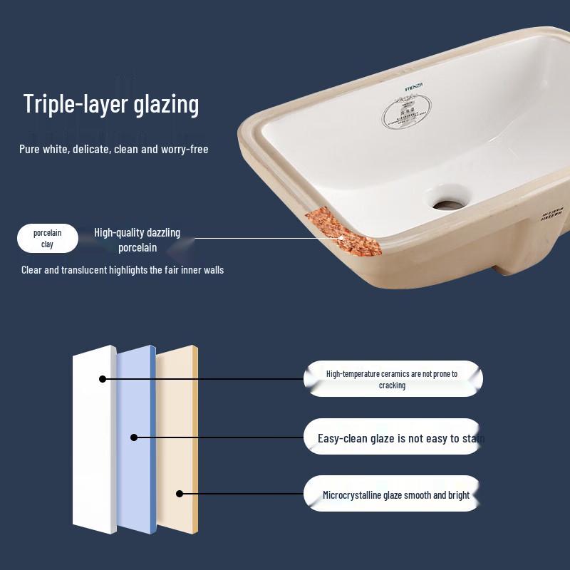 FAENZA FP4606 Ceramic Undercounter Basin