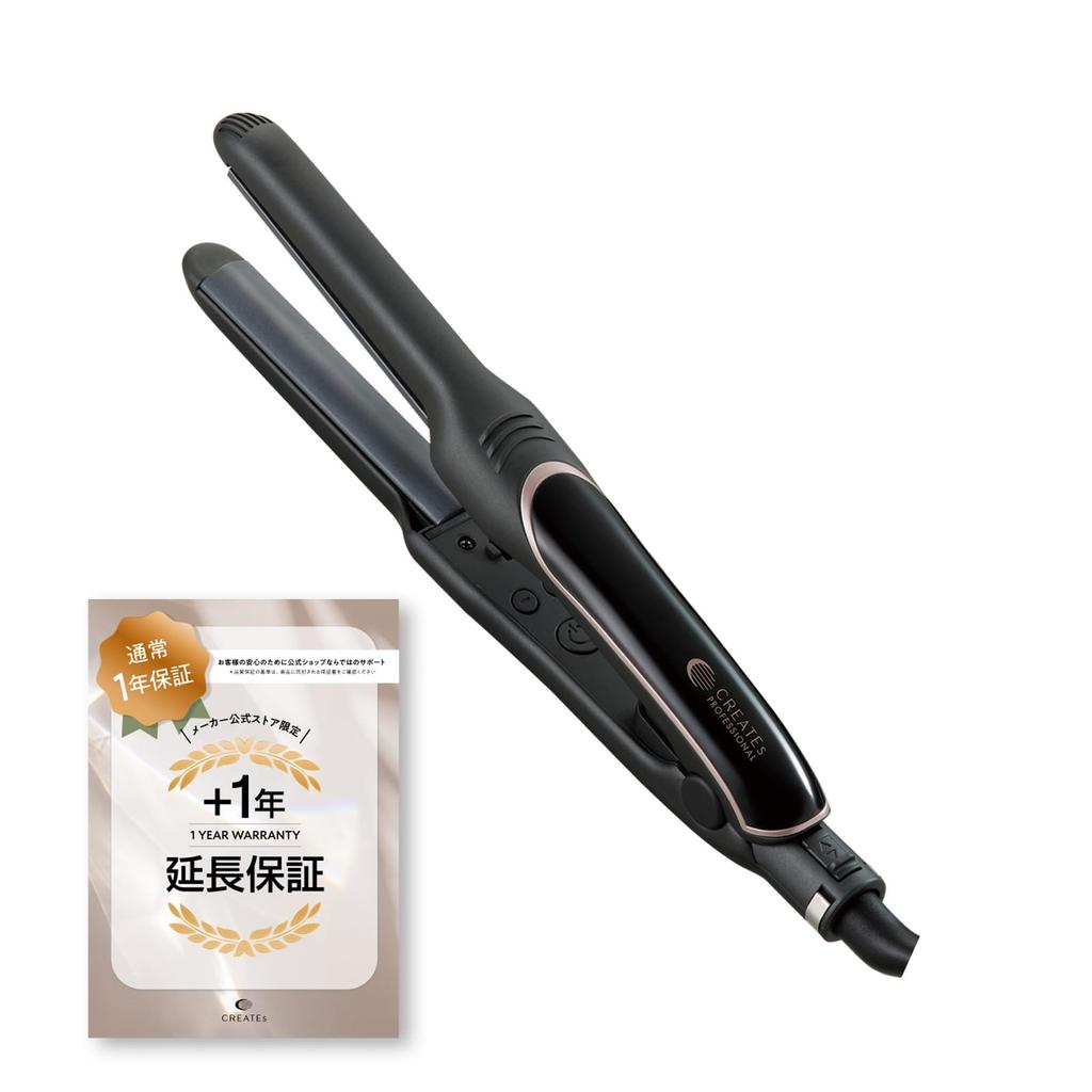 store 1 year extended Elemea R Finger curling for overseas short hair nuanced can also be used on bangs Official + warrantyCREATE iron, use, style,