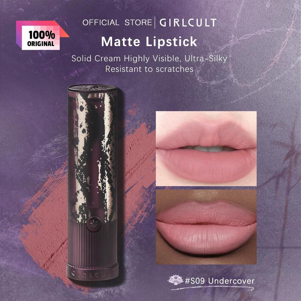 girlcult Matte Lipstick 3.5g/0.12oz (6 Color Options)