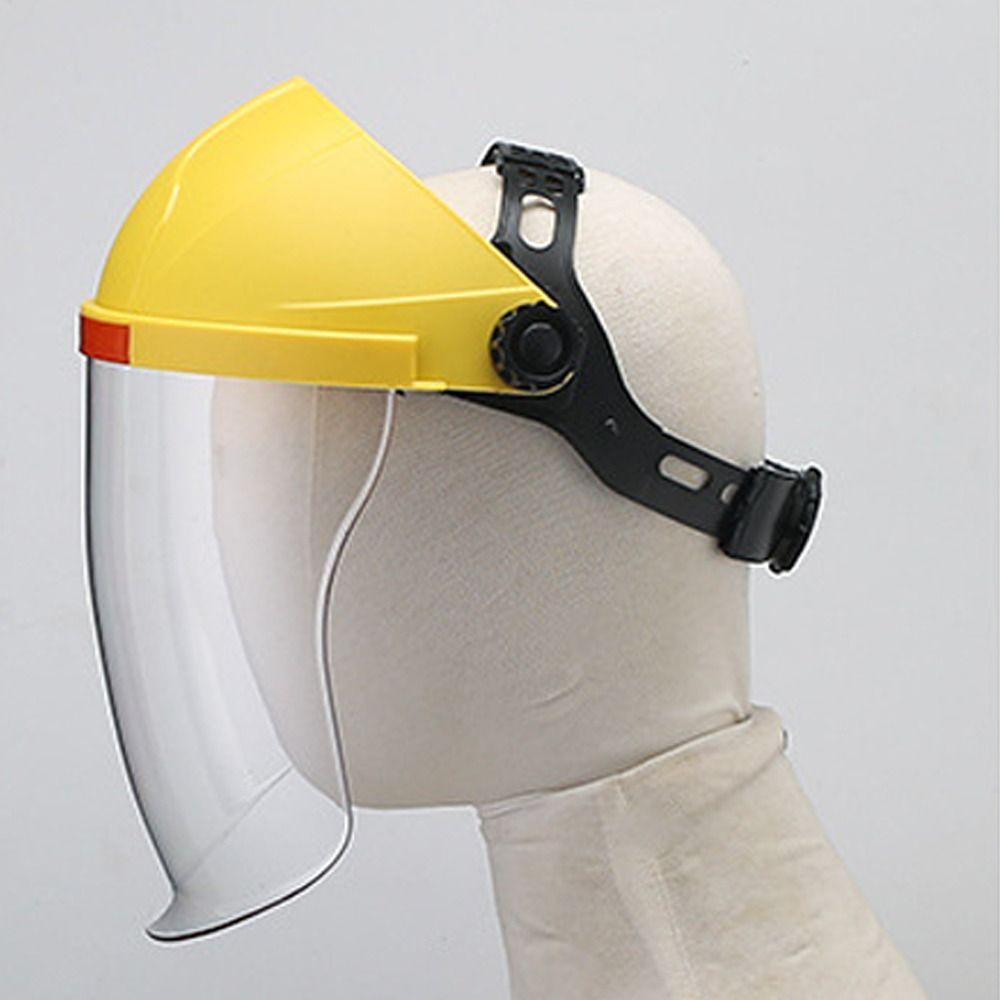 Anti Splash Protective Face Cover Transparent Welding Helmet Welder Face Shield  Landscaping