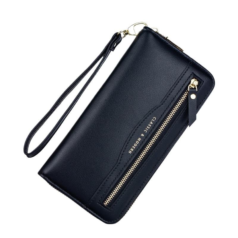 Leather Zip Wallet  Accordion Wallet
