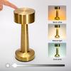 Retro LED Table Light Touch Sensor Rechargeable 3 Color Adjustable Desk Lamp Bedside Creative Ambient Light Bar Hotel