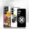 Hülle für Samsung Galaxy A55 A54 A25 A36 A17 A26 A35 A33 A34 A14 A37 S8 S9 S20 S21 FE S10 Plus Hülle Marvel X Men Xmen Wolverine