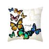 Colorful Butterfly Series Sofa Pillow Cover Nordic Peach Skin Print Office Cushion Pillow Cover Home