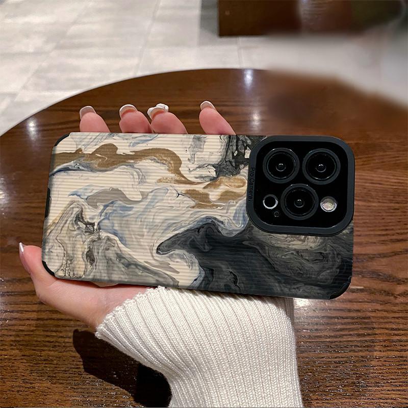 Zadní kryt z měkkého silikonového pouzdra na telefon s vertikálním koženým pouzdrem s plnou ochranou objektivu fotoaparátu pro iPhone