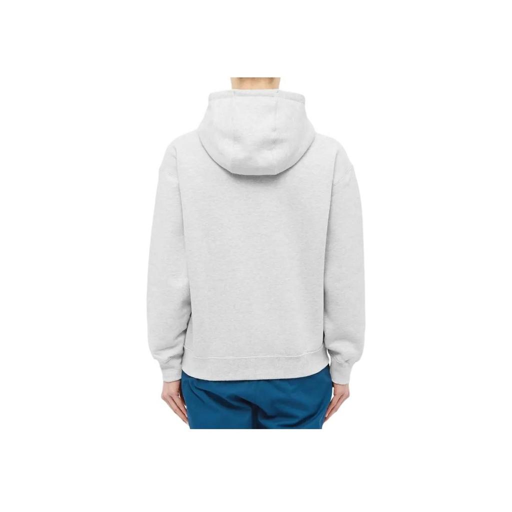 Nike Fleece Drawstring Pullover Hoodie Men Tops Grey CD6393-050