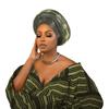 Multi Layer Turban Hat for Women Already Made Autogele Headtie African Female Head Wraps Bonnet