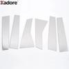 For Honda CRV CR-V 2007-2010 2011 2012 2013 2014 2015 Stainless Steel Window Center Pillar Cover Trim Post Strip Car Accessories