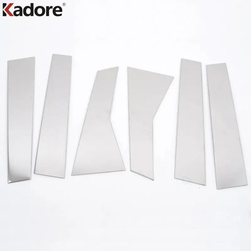 For Honda CRV CR-V 2007-2010 2011 2012 2013 2014 2015 Stainless Steel Window Center Pillar Cover Trim Post Strip Car Accessories