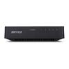 BUFFALO Buffalo 10/100Mbps Kompatibles Kunststoffgehäuse AC-Stromversorgung 5 Ports Schwarz Switching Hub LSW4-TX-5EPL/BKD