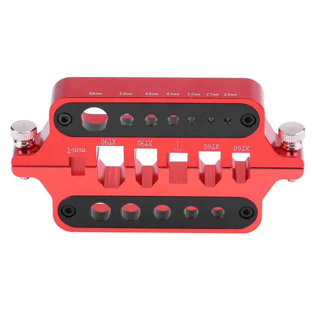 1ks hliníková slitina multifunkční pájecí stanice jig aid pro XT60 XT90 banánový konektor T