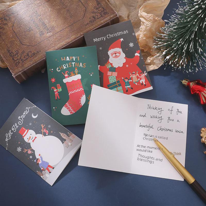 Feiertagsgrußkarte: Frohe Weihnachten und ein glückliches neues Jahr