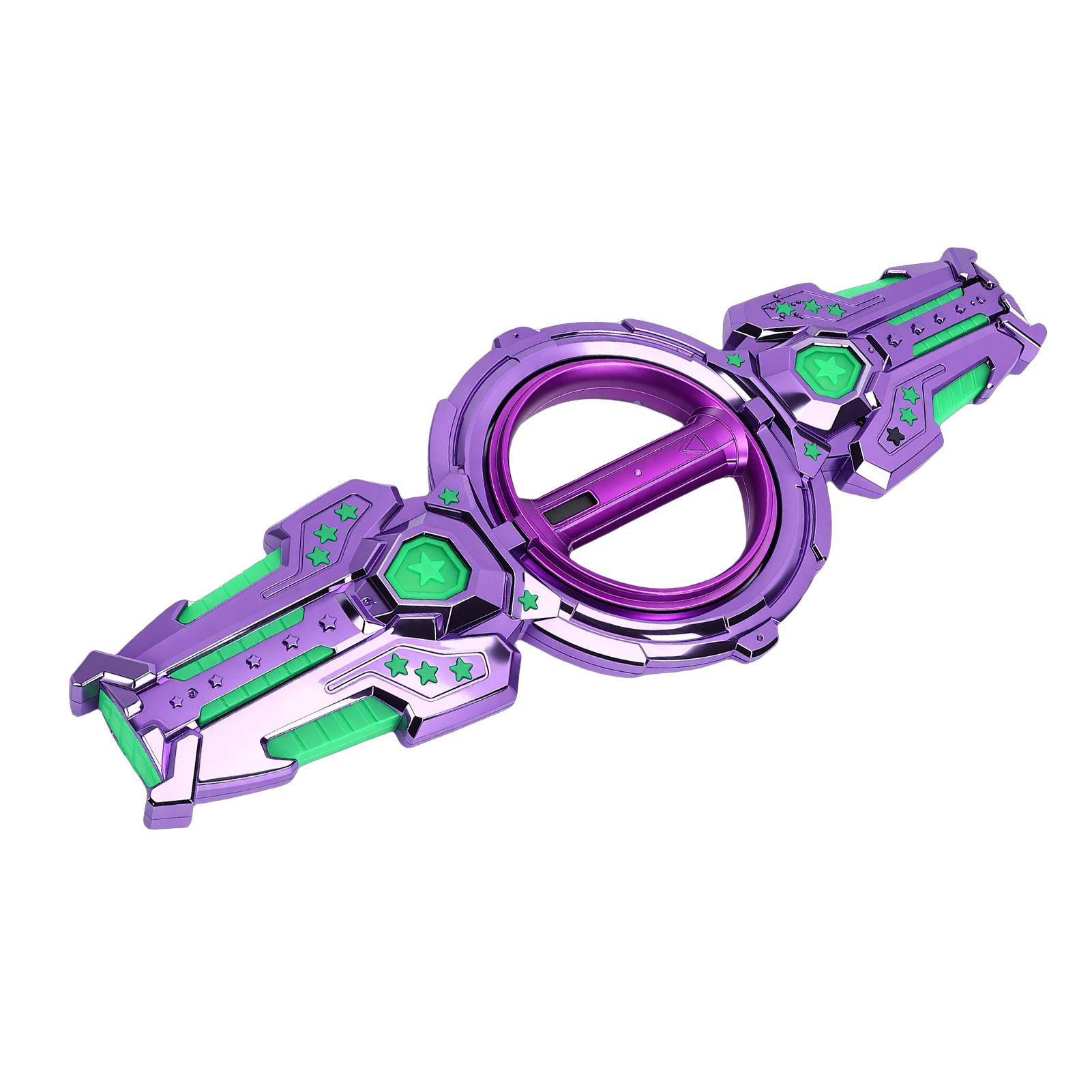 

Kids Light Up Sword Toy LED Flashing Light Sound Effect Retractable Sword Toy for Boys фиолетовый