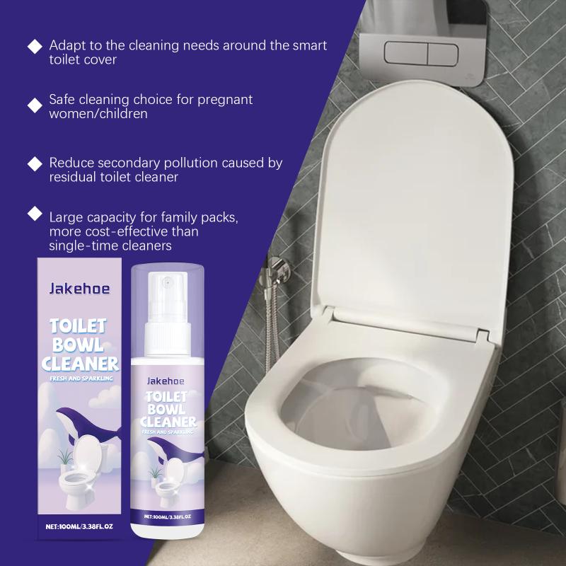 Toilet Bowl Cleaning Solution Removes Stains Hard Water Scale Gentle on Glaze Fast Acting Formula for Household