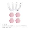 4Pcs Bed Sheet Grippers High Hardness Convenient Plastic Non-slip Bed Sheet Holders Quilt Fastener Clips for Home