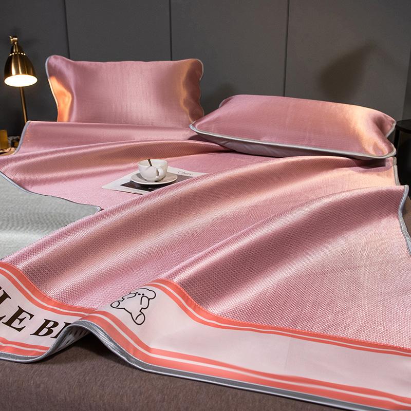 1800D Karbon Lettfiber Kjølematte for Seng Myk Komfortabel Is Silke Sengematte Kjølig Naken Sovende Hudvennlig Sommerpute