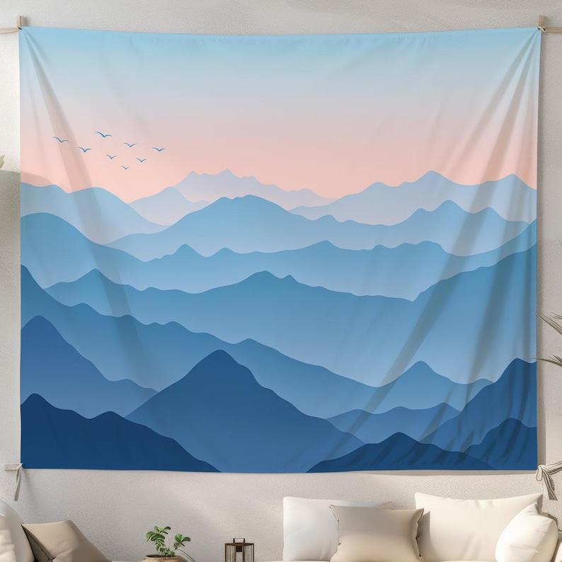 Blue Mountain tapestry 75x100 чёрный