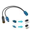 Bingfu Car Stereo Head Unit FM AM Radio Satellite Radio Antenna Adapter Wire Fakra
