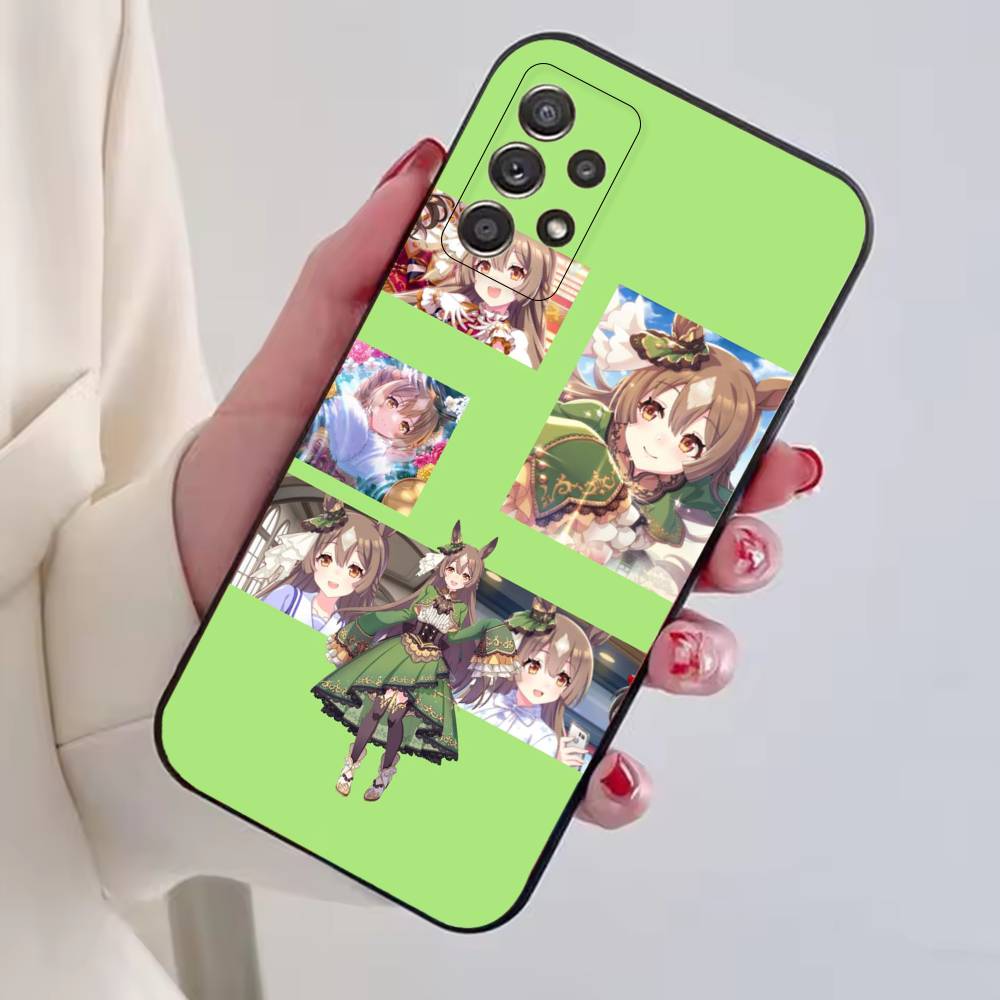 Umamusume Game Satono Diamond Phone Case For Samsung S25,S24,S21,S22,S23,S30,Ultra,S20,Plus,Fe,Soft Silicone Black Cover