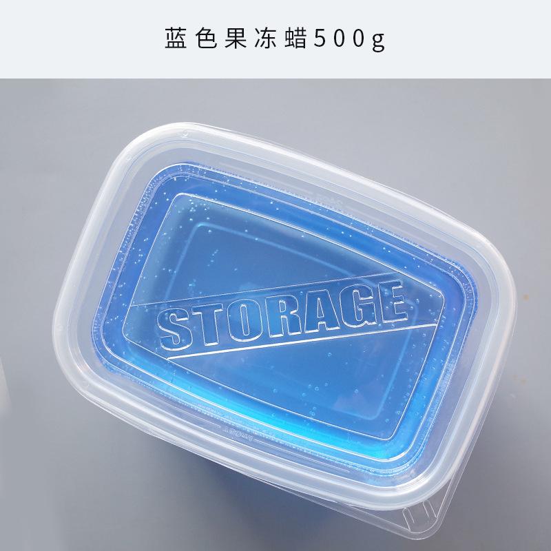 500g Jelly Wax Crystal Clear Smokeless Odorless Long Burning Time for Creative Art Candles Home Decoration Decompression Toys