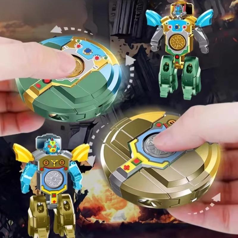 Mechanical Deformed Robot Fidget Spinner Hand Gyro - Antistress Sensory Toy for Adults And Kids Birthday Gift