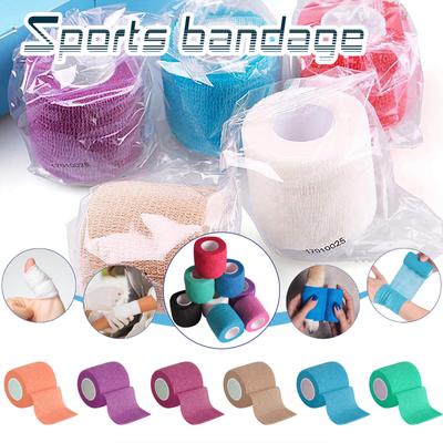(Υπέροχο σπίτι)Ελαστικοί επίδεσμοι Αυτοκόλλητος επίδεσμος Non Woven Sports Bandage Tape 5cm X 4,5m