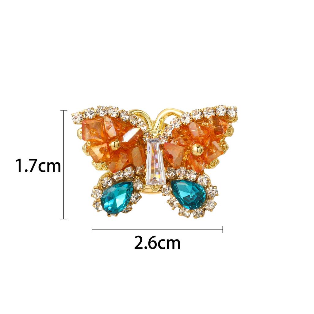 Snowflake & Butterfly Zircon Brooch with Freshwater Pearl for Women's Korean Style Suit Coat